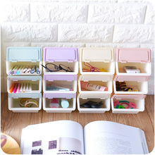 Desktop Debris Storage Box Stationery Storage Boxes Plastic Cosmetic Makeup Organizer Boxes Bead Rings Jewelry Storage Box 2024 - buy cheap