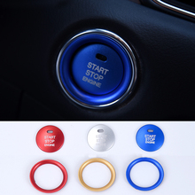 Car Start Engine Button STOP Key Accessories Switch Decoration Stickers for Mazda 2 3 6 CX-5 CX-9 CX-3 CX-8 MX-5 2014-2018 2024 - buy cheap