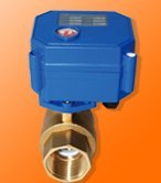 Mini válvula esférica de bronze com controle cwx, envio grátis, para tratamento de água, controle cr03 ou cr04, 5v, 12v ou 9-24v, 5 peças 2024 - compre barato