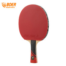 BOER 3 Star 7 Layer Full Wood Carbon Fiber Table Tennis Racket Rubber Ping Pong Paddle Handle Double Face Table Tennis Rackets 2024 - buy cheap