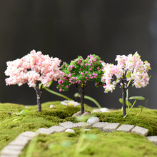 1 Pcs Garden Cute Mini Sakura Miniatures Simulation Trees Plastic Garden Figurines Setting Willow Fairy Garden Supplies 2024 - buy cheap