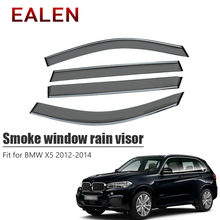 EALEN For BMW X5 2012 2013 2014 Styling ABS Vent Sun Deflectors Guard Car Accessories 4Pcs/1Set Smoke Window Rain Visor 2024 - buy cheap