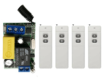Sistema de interruptor com controle remoto sem fio, longo alcance, 3000m, ac220v, 1ch, 10a, rf, transmissor + lâmpada receptor, janela, portas de garagem, venezianas