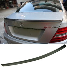 W204  C180 C200 C260 C300 Carbon Fiber Rear Trunk Boot Spoiler Wing Lip for Mercedes-Benz 2007-2014 AMG Style 2024 - buy cheap