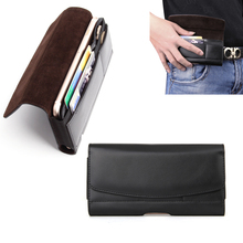 Leather Mobile Phone Belt Clip Case Pouch For Xiaomi Pocophone F1,Mi A2 Lite,For Sony Xperia 10 L3 XA3 XZ2 Premium XA2 Plus 2024 - buy cheap