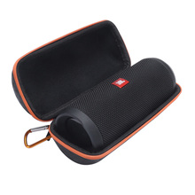 Capa portátil para viagem + eva, para jbl flip4 zíper manga, capa dura protetora para jbl flip 4 bluetooth alto-falante 2024 - compre barato