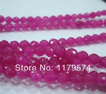 Beautiful 4mm Faceted Brazilian Red Rubys Jaspers Loose Beads Women Girls Diy Making Gift Necklace Bracelet Jewelry Wholesale 2024 - buy cheap