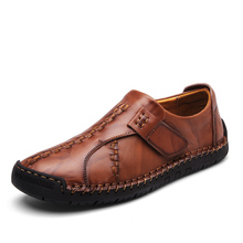 Zapatos de verano para hombre, calzado informal de tendencia británica, estilo coreano, personalidad salvaje, cuero rojo 2024 - compra barato