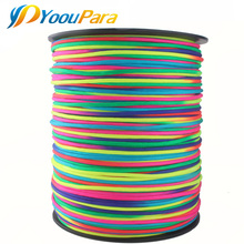 Paracord de arco iris de envío gratuito con DHL, cuerda de nailon de 7 hebras, cuerda de paracaídas, Paracorde al aire libre para acampar, emergencia o pulsera DIY, etc. 2024 - compra barato