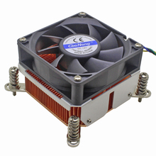 Кулер для серверного процессора 2U, радиатор с медным радиатором для Intel Xeon LGA 1155 1156 1150 1151, промышленная рабочая станция, компьютерное охлаждение 2024 - купить недорого