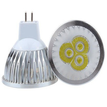 Lâmpada 3x1w mr16, 10 unidades, luz de holofote 3w, quente, branco, branco, lâmpada abaixada, luz, chip pistar, 12v, envio grátis 2024 - compre barato