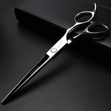 Профессиональные ножницы для стрижки и филировки волос, 6,5 и 6 дюймов, серебристые Парикмахерские ножницы с ножницами 2024 - купить недорого