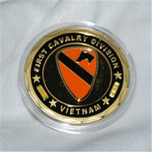 VIETNAM SKY TROOPERS FIRST 1ST CAVALRY CHALLENGE COIN,free shipping 1pcs/lot 2024 - buy cheap