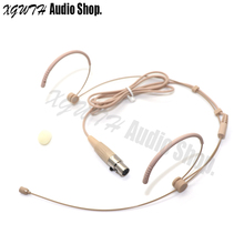 Micrófono de 4 pines para auriculares, Mini micrófono condensador omnidireccional XLR TA4F para Shure Bodypack inalámbrico perfecto para cantar conciertos 2024 - compra barato