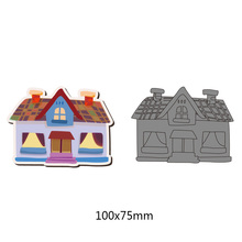 new 2018 Architecture handmade house Dies Scrapbooking Decor METAL CUTTING DIES Craft Embossing Die Cut Stencils 2024 - buy cheap