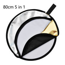 Godox 80cm 32" Portable Collapsible 5 in 1 Photo Reflector Photography Light Round Reflector for Studio Multi Disc Reflector 2024 - buy cheap