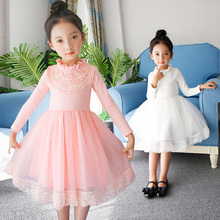 Vestido infantil de manga comprida, vestido de princesa para festas, casamento, noite, bc475 2024 - compre barato