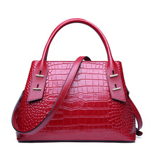 2021 Fashion Crocodile Pattern Cowhide Leather Bag Top Quality Women Shoulder Bag Crossbody Bags Elegant Royal Bags for Lady 2024 - buy cheap