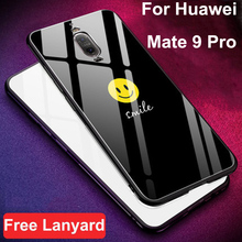 Tempered Glass Case For Huawei Mate 9 Pro Case Soft Silicone Frame Hard Cover 5.5'' For Huawei Mate 9pro Case mate9pro shell 2024 - buy cheap