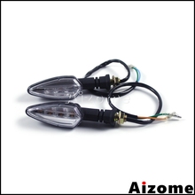 Intermitentes LED para motocicleta, indicadores de giro superbrillantes, color ámbar, para Honda, Yamaha, Kawasaki, Suzuki, 1 par 2024 - compra barato