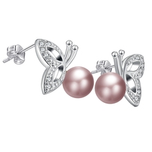 New Arrival beautiful bead Mask Sterling-silver-jewelry Earrings for women fashion jewelry Earring /ECQAJLJH MSEMIRZO 2024 - buy cheap