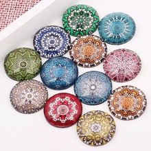 Onwear Handmade Round Dome Mixed Beautiful Pattern Glass Cabochon 10mm 12mm 14mm 16mm 18mm 20mm 25mm for Earring Bracelets 2024 - buy cheap