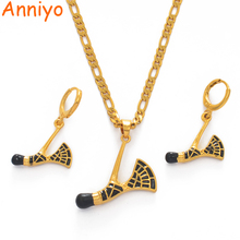 Anniyo (Black/Green/Blue)Papua New Guinea Ax Enamel Pendant Necklaces Earrings for Women Traditional PNG Axe Jewelry set #013616 2024 - buy cheap