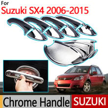 For Suzuki SX4 Accessories 2006-2013 Chrome Door Handle Covers Fiat Sedici 2007 2008 2009 2010 2011 2012 Car Styling Stickers 2024 - buy cheap