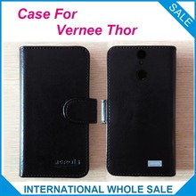 Hot!! 2016 Thor Case Vernee Phone, 6 Colors High Quality Leather Exclusive Cover For Vernee Thor tracking number 2024 - buy cheap