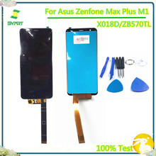 ЖК-дисплей для ASUS Zenfone Max Plus M1 X018D ЖК-дисплей кодирующий преобразователь сенсорного экрана в сборе для ASUS Zenfone Max Plus M1 ZB570TL 2024 - купить недорого