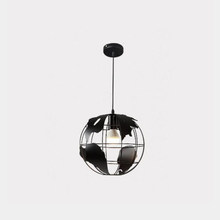 Lustre moderno de led com globo, criativo, de alta qualidade, ferro, sala de estar, e27, lustre, iluminação, z5 2024 - compre barato