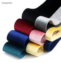 Kewgarden-Cinta de satén con lazo hecha a mano, 30mm, 3cm, cinta de tela de terciopelo gruesa, 4 m/lote 2024 - compra barato
