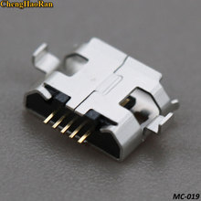 ChengHaoRan-Conector Micro USB hembra para teléfono móvil, Conector de carga de 5 pines, 1,0, 10 Uds. 2024 - compra barato