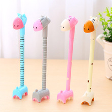 Creative Cartoon Giraffe Ball Point Pen Cute 0.5mm Ballpoint Pens For School Writing Kids Gift Korean Stationery Office Supplies 2024 - buy cheap