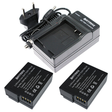 2(Pack) DMW-BLC12,BLC12E,BLC12PP,BLC12 Batteries+Charger for Panasonic Lumix FZ1000,FZ200,FZ300,G5,G6,G7,GH2,DMC-GX8 2024 - buy cheap