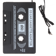 Adaptador de plástico negro para coche, Adaptador convertidor de Audio y música de 3,5mm, conector para teléfono inteligente/MP3/reproductor de CD 2024 - compra barato