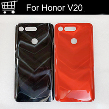100% новый аккумулятор задняя крышка Дверь Корпус для Huawei Honor V20 v 20 батарея задняя крышка HonorV20 запасные части 2024 - купить недорого