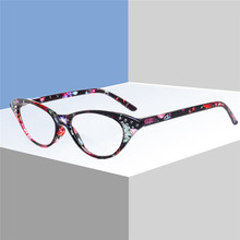 Retro Floral Cat Eye Reading Glasses diamond Women Men Ultralight Presbyopic Glasses +1.0 1.5 2.0 2.5 3.0 3.5 4.0 2024 - buy cheap