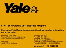 Yale 8-16 Ton Hydraulic User-Interface Program v4.2 2024 - buy cheap