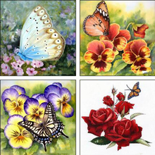 Full Square/Round Drill 5D DIY Diamond Painting "butterfly" 3D  Embroidery Cross Stitch Mosaic Home Decor   ZH 2024 - buy cheap