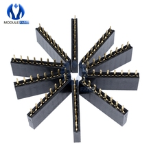 10PCS 1x8 Single Row 8 Pins PCB Socket Female Header 2.54mm 8 Pin 8Pin 3mm Length of Pin DIY 8P 2024 - buy cheap