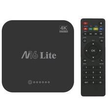 M16 Lite Android Smart Tv Box 1G Ddr3 8G Emmc Rom Set Top Box 4K 3D H.265 Wifi Media Player Tv Receiver Eu Plug 2024 - buy cheap