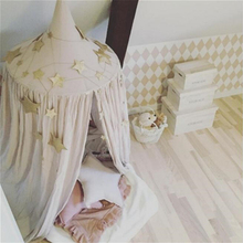 Lovely Baby Mosquito Net Photography Props Baby Room Decoration Home Bed Canopy Curtain Round Crib Netting baby tent infant gift 2024 - buy cheap