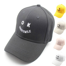 Men Women Baseball Cap Embroidery OK Your Smile Face Cotton Kpop Hats Sport Dancing Dad Hat Adjustable Hip hop Snapback Cap 2024 - buy cheap