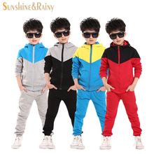 Spring Autumn Kids Tracksuits Boys Baby Boy Hoodied Coats And Jackets Pants Sets Fashion Children Clothing Sports Suit For Boy 2024 - buy cheap