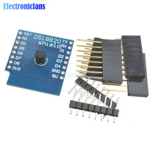 DS18B20 Temperature Sensor Shield For Wemos D1 Mini For Wemos D1 Mini Wifi Extension Board Compatible For Arduino OTA 2024 - buy cheap