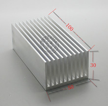 Panel de radiador de aluminio, disipador térmico de aluminio de 100x50x30MM, 5 unids/lote, envío rápido 2024 - compra barato