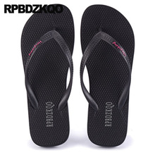 Rubber Beach Sandals Bathroom Fashion Flip Flop Ladies Plain Women Large Size Plus Shoes Slippers Slides Chinese Big Black 2021 2024 - buy cheap