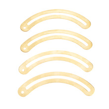 Bisagras curvas doradas para cajones, bisagras decorativas para cajas de joyería, accesorios para muebles, 95x15mm, 4 Uds. 2024 - compra barato