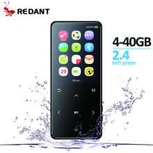 REDANT MP4 плеер bluetooth с динамиком mp3 mp4 музыкальный плеер Портативный mp 4 медиа Тонкий 2,4 экран сенсорные клавиши fm Радио Видео MP-4 2024 - купить недорого